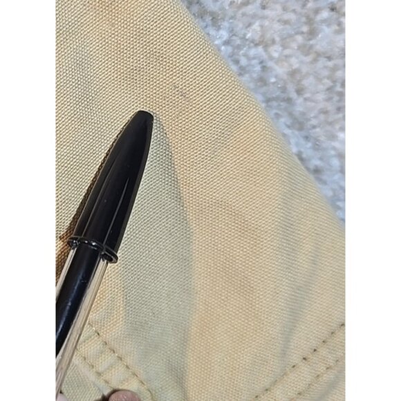 Cabela's for Women Duck Canvas Barn Chore Jacket Flannel Lined Pockets Tan XL - Picture 15 of 16